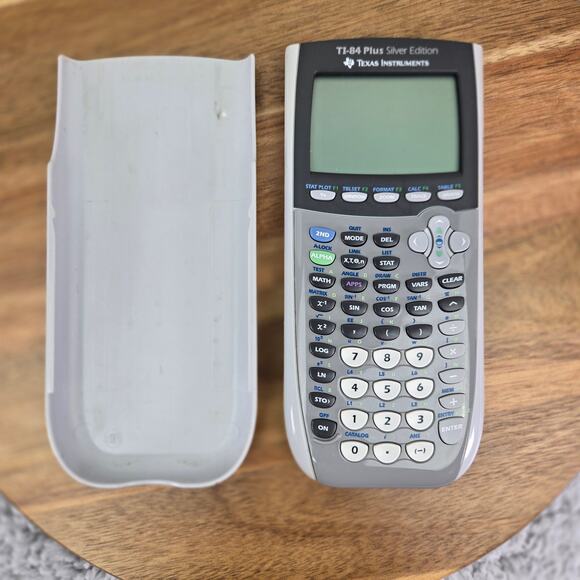 Texas Instruments TI-84 Plus Silver Edition Graphing Calculator Silver Gray Math - Picture 2 of 8